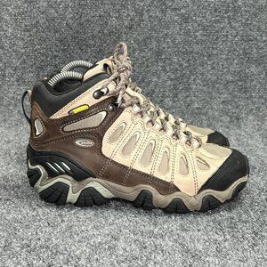 Oboz Sawtooth Hiking Boots Women's Size 6 Brown Tan Leather Waterproof Outdoor